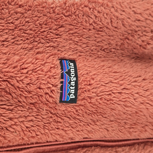 Patagonia Vest Womens M Los Gatos Fleece Deep Pile Faux Fur Full Zip Logo - Picture 4 of 12